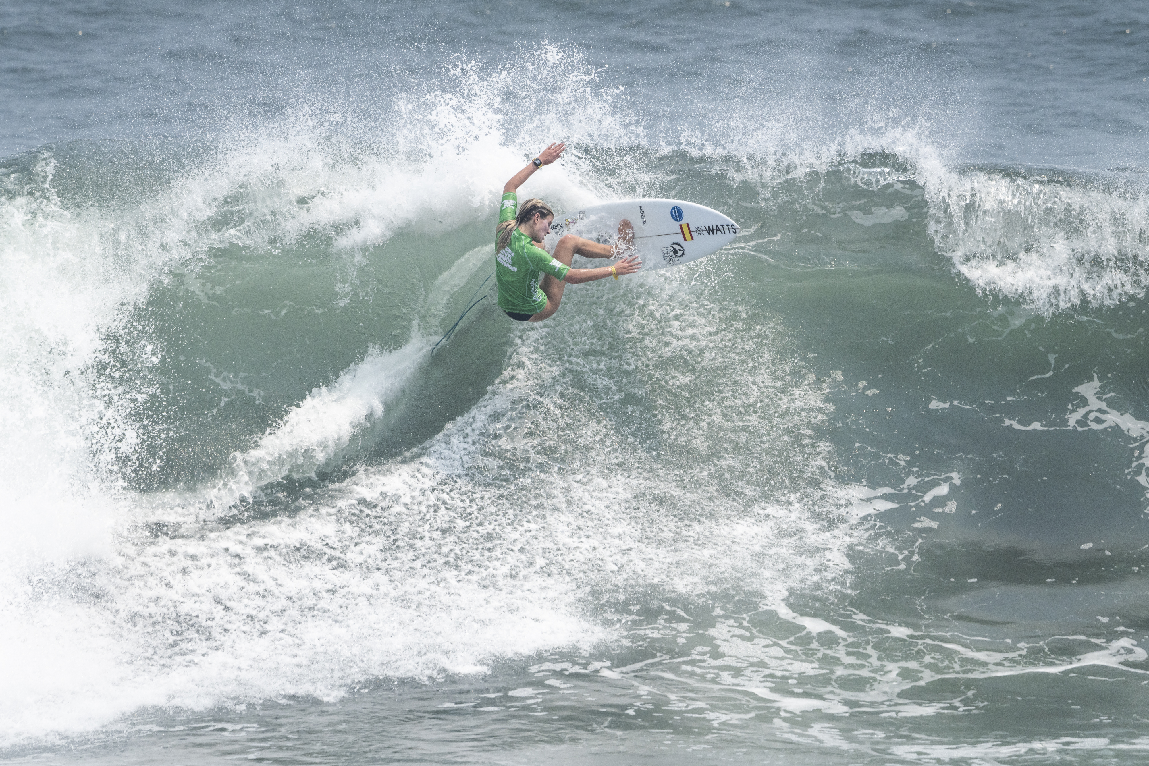 ol Borelli se quedó a un paso de la final pero dio un gran espectáculo. Foto: ISA / Sean Evans Sol Borelli se quedó a un paso de la final pero dio un gran espectáculo. Foto: ISA / Sean Evans